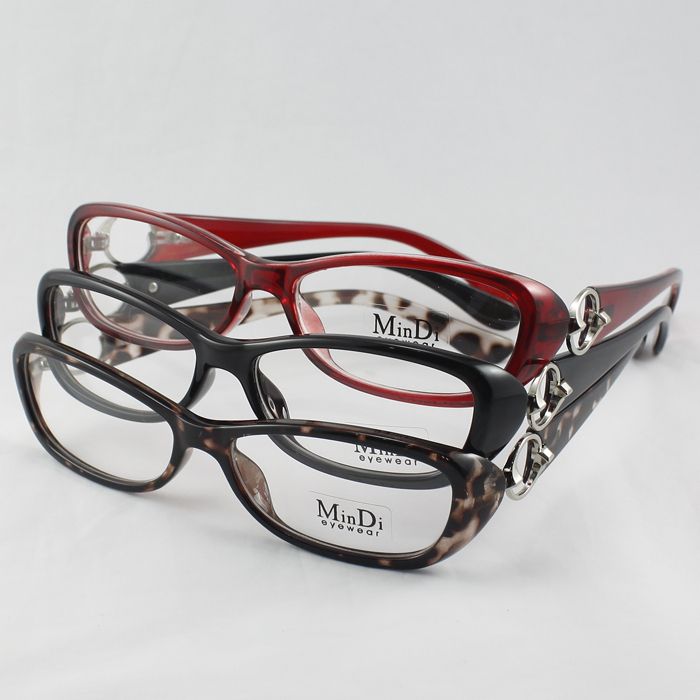 Fashion Women Plastic Full Rim Eyeglasses Frame Rxable Eyewear Mindi