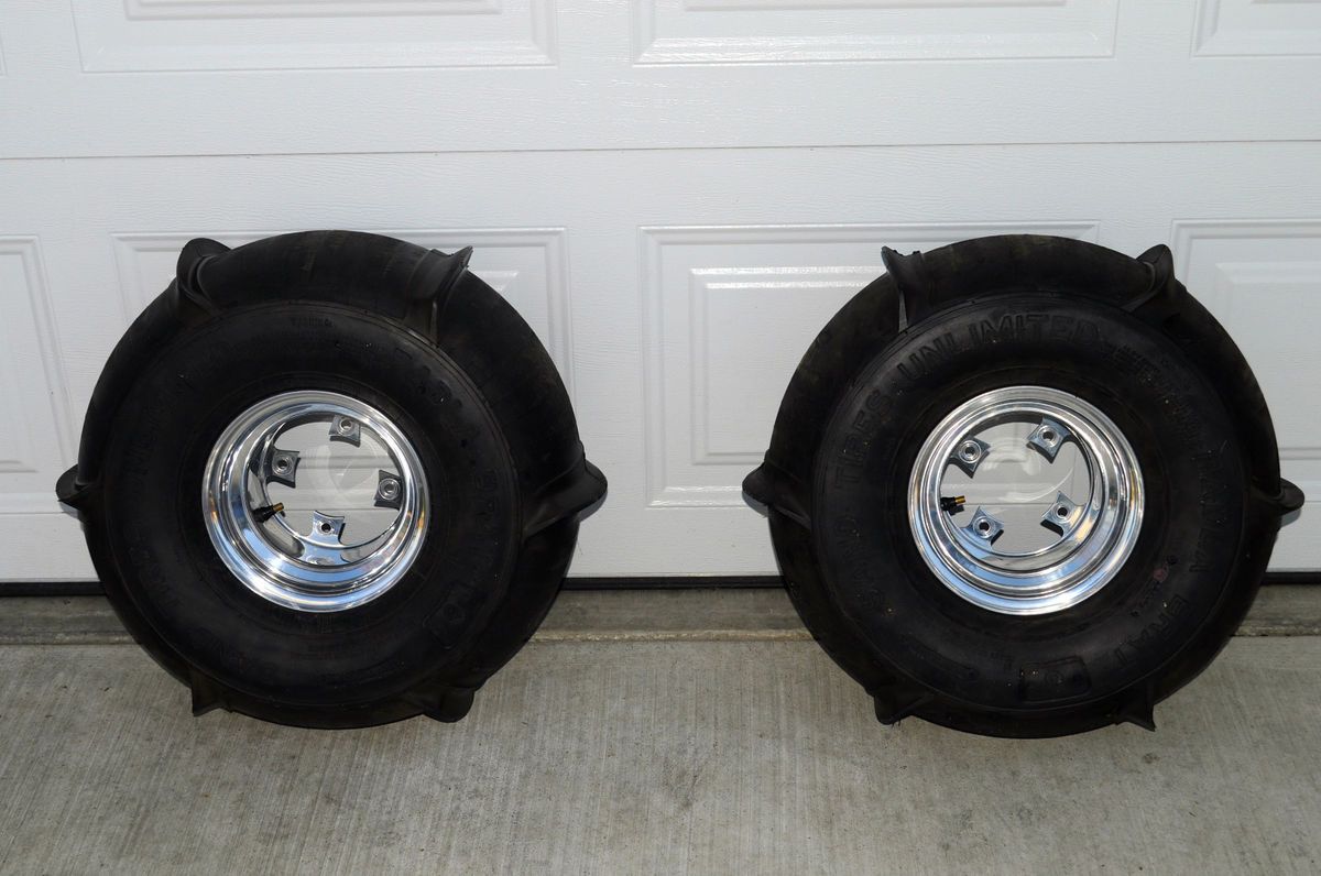 Paddles Comp Tires and Wheels Douglas Machined Rims YFZ Raptor 700