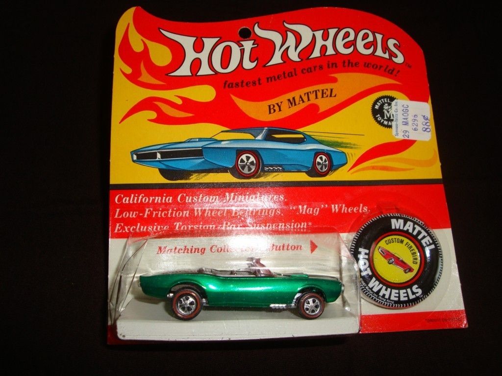Hot Wheels REDLINE1967 Custom Firebird Green BP Blister Pack
